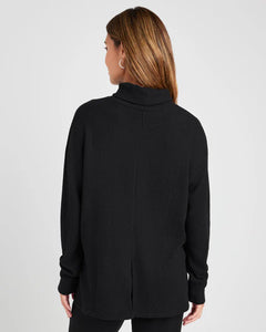 SPLENDID LONDON LOUNGE TUNIC - BLACK