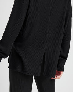 SPLENDID LONDON LOUNGE TUNIC - BLACK