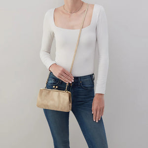 HOBO LAUREN FRAME CROSSBODY - GOLD LEAF