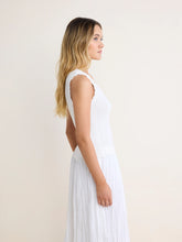 Load image into Gallery viewer, NZ BY NIC+ZOE POINTELLE RIB ELLA TANK - PAPER WHITE
