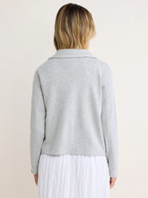 Load image into Gallery viewer, NZ BY NIC+ZOE FRENCH TERRY DAILY JACKET - HEATHER GREY
