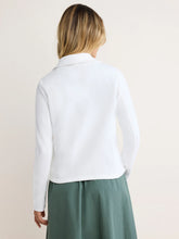 Load image into Gallery viewer, NZ BY NIC+ZOE FRENCH TERRY DAILY JACKET - PAPER WHITE
