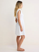 Load image into Gallery viewer, NZ BY NIC+ZOE FRENCH TERRY RORY DRESS - PAPER WHITE
