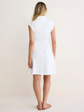 Load image into Gallery viewer, NZ BY NIC+ZOE FRENCH TERRY RORY DRESS - PAPER WHITE
