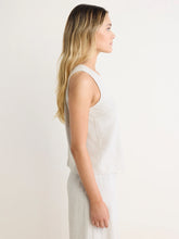Load image into Gallery viewer, NZ BY NIC+ZOE LINEN BLEND STEVIE TANK - NATURAL
