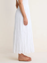 Load image into Gallery viewer, NZ BY NIC+ZOE COTTON CRINKLE SKIRT - PAPER WHITE
