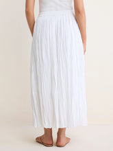 Load image into Gallery viewer, NZ BY NIC+ZOE COTTON CRINKLE SKIRT - PAPER WHITE
