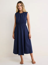 Load image into Gallery viewer, NZ BY NIC+ZOE POPLIN DAKOTA DRESS - INK

