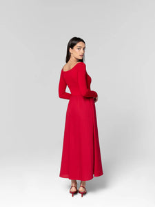 BELEN STELLA DRESS - RED