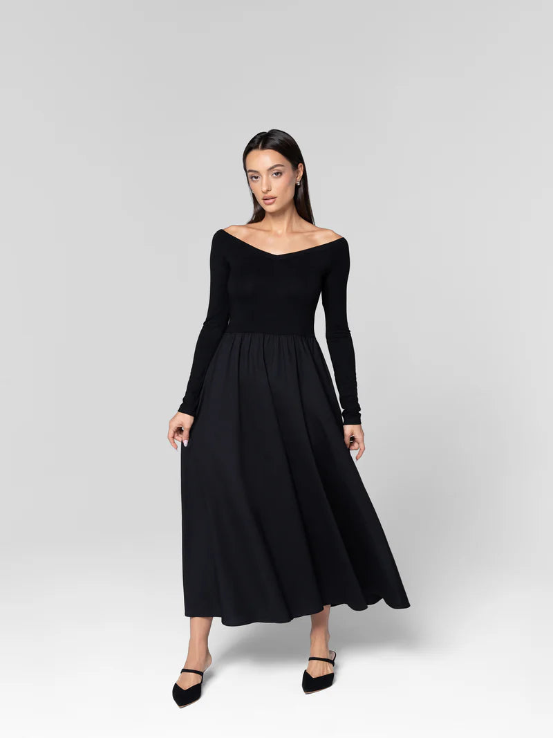 BELEN STELLA DRESS - BLACK