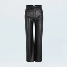 Load image into Gallery viewer, PISTOLA CASSIE SUPER HIGH RISE STRAIGHT PANT - ONYX
