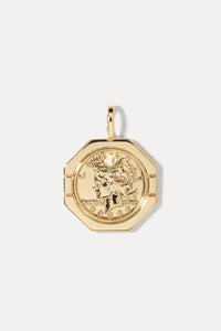 MIRANDA FRYE COIN CHARM - GOLD