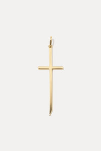 MIRANDA FRYE CROSS CHARM - GOLD