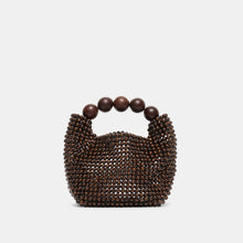 Load image into Gallery viewer, DOLCE VITA CLOVER HANDBAG - CHOCOLATE WOOD
