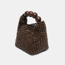 Load image into Gallery viewer, DOLCE VITA CLOVER HANDBAG - CHOCOLATE WOOD
