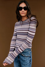 Load image into Gallery viewer, PISTOLA MADISON KNIT LONG SLEEVE - LOVINA STRIPE
