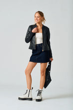 Load image into Gallery viewer, MAURITIUS KATHARINA RF LEATHER JACKET - BLACK
