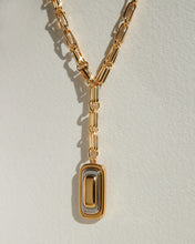 Load image into Gallery viewer, LUV AJ DALIA TWO-TONE PENDANT NECKLACE - GOLD
