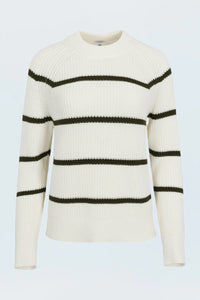 PISTOLA EDIE SWEATER - OLIVE STRIPE