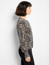 Load image into Gallery viewer, NIC+ZOE STITCH PRINT SNAP IT UP CARDIGAN - NEUTRAL MULTI
