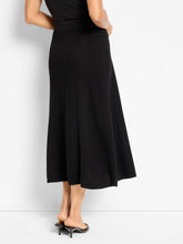 Load image into Gallery viewer, NIC+ZOE PIXEL KNIT SKIRT - BLACK ONYX
