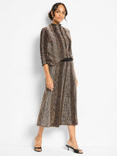 Load image into Gallery viewer, NIC+ZOE OMBRE PIXEL KNIT SKIRT - NEUTRAL MULTI
