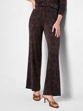 Load image into Gallery viewer, NIC+ZOE 30&quot; FEATHER FERN WIDE LEG PANT - BROWN MULTI

