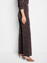 Load image into Gallery viewer, NIC+ZOE 30&quot; FEATHER FERN WIDE LEG PANT - BROWN MULTI
