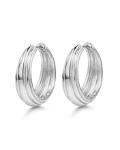 Load image into Gallery viewer, LUV AJ CLEO HOOPS - SILVER
