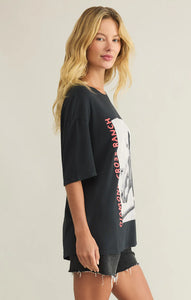 Z SUPPLY RANCH LIFE SOCAL OVERSIZED TEE - BLACK SAND