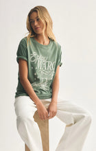 Load image into Gallery viewer, Z SUPPLY SPICY MARG BOYFRIEND TEE - HUNTER GREEN
