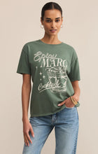 Load image into Gallery viewer, Z SUPPLY SPICY MARG BOYFRIEND TEE - HUNTER GREEN
