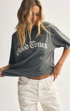 Load image into Gallery viewer, Z SUPPLY GOOD TIMES CITY TEE - CHARCOAL MOON
