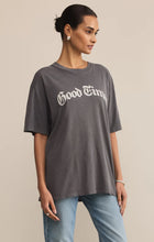 Load image into Gallery viewer, Z SUPPLY GOOD TIMES CITY TEE - CHARCOAL MOON
