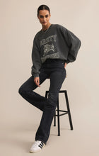 Load image into Gallery viewer, Z SUPPLY VARSITY SUNDAY SWEATSHIRT - BLACK SAND
