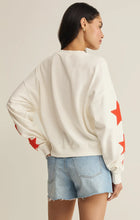 Load image into Gallery viewer, Z SUPPLY STARS FIRST DATE SWEATSHIRT - SEA SALT
