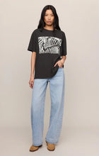 Load image into Gallery viewer, Z SUPPLY ZEBRA GRAPHIC BOYFRIEND TEE - BLACK SAND
