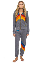 Load image into Gallery viewer, AVIATOR NATION ALL SEASONS CIRCLE CHEVRON SWEATPANTS - HEATHER GREY
