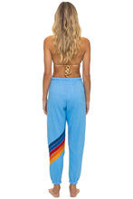Load image into Gallery viewer, AVIATOR NATION ALL SEASONS CIRCLE CHEVRON SWEATPANTS - SKY
