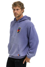 Load image into Gallery viewer, AVIATOR NATION CALIFORNIA SKIER PATCH PULLOVER RELAXED HOODIE - FADED GRAPE
