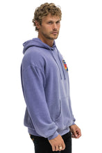 Load image into Gallery viewer, AVIATOR NATION CALIFORNIA SKIER PATCH PULLOVER RELAXED HOODIE - FADED GRAPE
