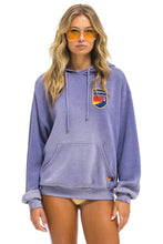 Load image into Gallery viewer, AVIATOR NATION CALIFORNIA SKIER PATCH PULLOVER RELAXED HOODIE - FADED GRAPE
