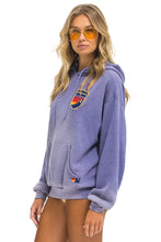 Load image into Gallery viewer, AVIATOR NATION CALIFORNIA SKIER PATCH PULLOVER RELAXED HOODIE - FADED GRAPE
