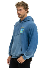 Load image into Gallery viewer, AVIATOR NATION SURFER WAVE PATCH PULLOVER RELAXED HOODIE - FADED WATER
