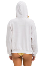 Load image into Gallery viewer, AVIATOR NATION WAVE STRIPE 4 PULLOVER HOODIE RELAXED - DOVE // CHARCOAL
