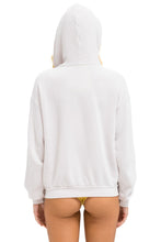 Load image into Gallery viewer, AVIATOR NATION 5 STRIPE RELAXED ZIP HOODIE - DOVE GREY // WHITE // GREY
