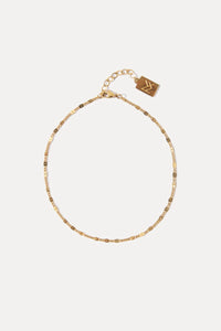 MIRANDA FRYE ISLA ANKLET - GOLD