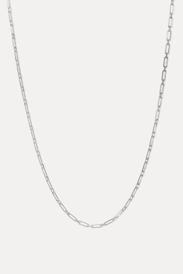 MIRANDA FRYE JADE CHAIN - SILVER