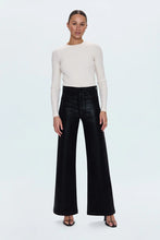 Load image into Gallery viewer, PISTOLA LANA HIGH RISE ULTRA WIDE JEAN - COATED NOIR
