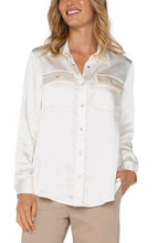 Load image into Gallery viewer, LIVERPOOL LONGLINE SHACKET - SWEET CREAM
